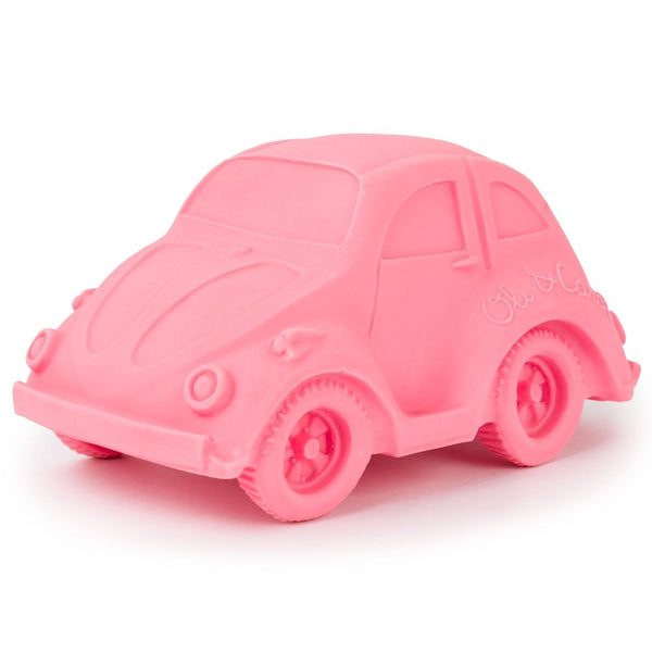 Teether Bath Toy Oli & Carol Small Beetle Car Purple