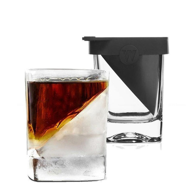 WHISKEY WEDGE GLASS With Silicone Ice Mold By Corkcicle New $30.76 -  PicClick AU