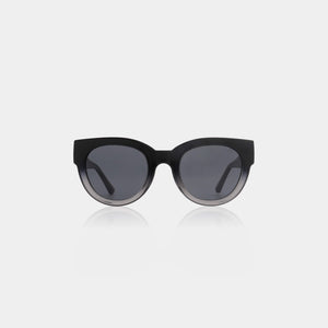 Sunglasses Round Lilly in Black Grey Transparent