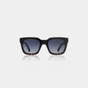 Sunglasses Trapezium Nancy in Black Demi Tortoise