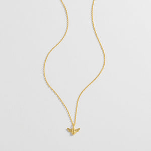 Estella Bartlett - Necklace | Bee Necklace Sparkle Wings | Gold Plated