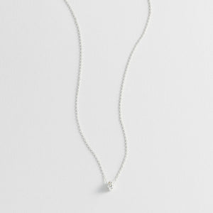 Estella Bartlett - Necklace | Knot Charm Necklace | Silver Plated