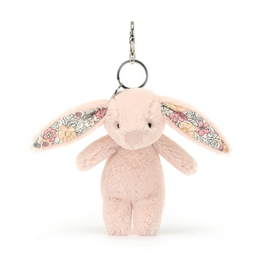 Jellycat Soft Toy |  Blossom Blush Bunny Bag Charm Pink