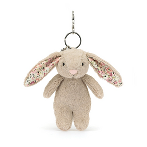 Jellycat Soft Toy |  Blossom Beige Bunny Bag Charm