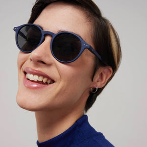 Sunglasses Round D in Deep Blue