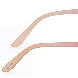 Reading Glasses +3 Round Desert Rose Pink Style D IZIPIZI