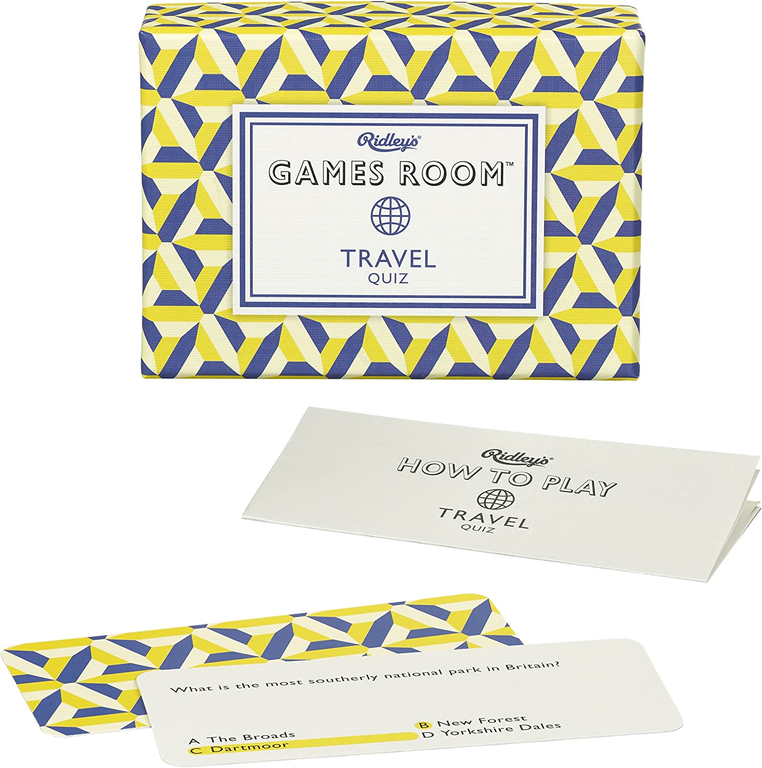 Ridley's Games Room First Edition Brain Teasers 140 Trivia Question Cards