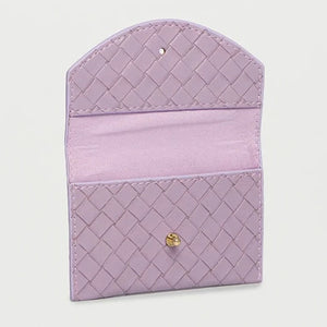 Purse Envelope Lilac Weave for Cards