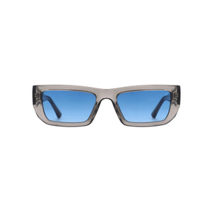 Sunglasses Unisex 80's Retro Grey Blue Lense A. Kjaerbede | Fame